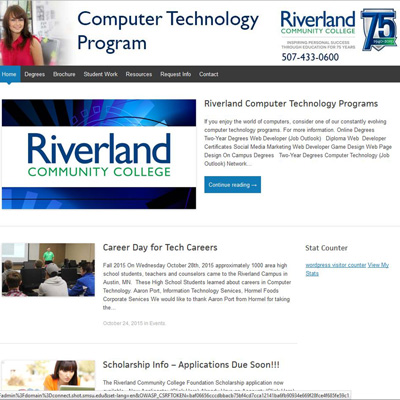 Riverland Computer Technology Department Site